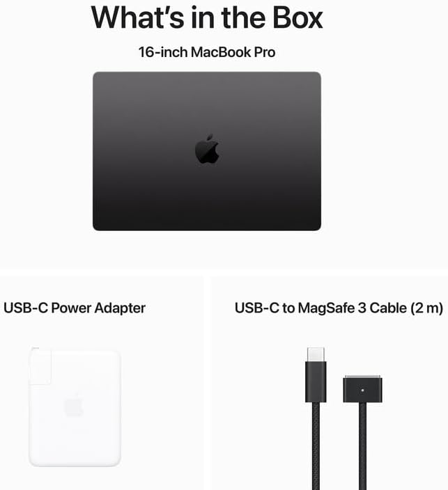 Apple 2023 MacBook Pro with M3 Max Chip with 16-Core CPU and 40-Core GPU (16.2-inch, 64GB RAM, 1TB SSD Storage) (QWERTY English) Space Black (Renewed)