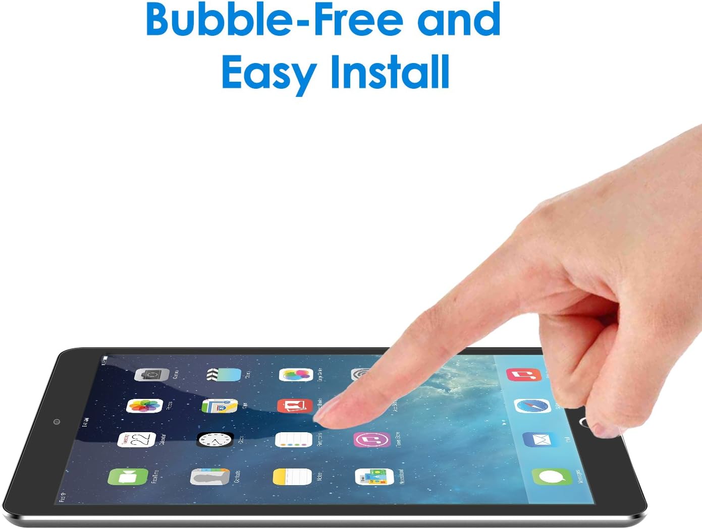 Screen Protector for iPad (9.7-Inch, 2018/2017 Model, 6th/5th Generation), iPad Air 1, iPad Air 2, iPad Pro 9.7-Inch, Tempered Glass Film
