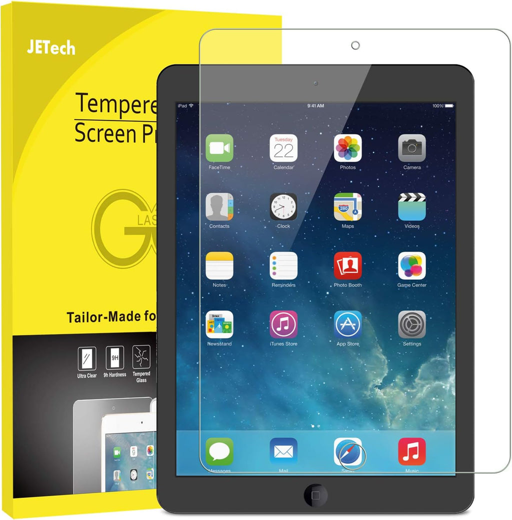 Screen Protector for iPad (9.7-Inch, 2018/2017 Model, 6th/5th Generation), iPad Air 1, iPad Air 2, iPad Pro 9.7-Inch, Tempered Glass Film